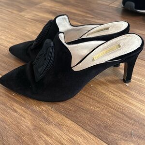 Louise Et Cie velvet mules